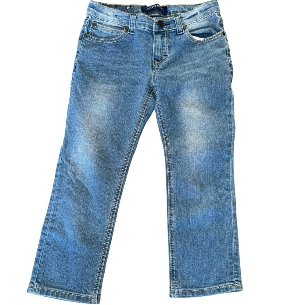 Vigoss Girls Bootcut Jeans Size 12 Medium Wash Stretch Denim Y2K Style